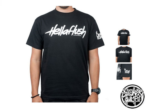 Hellaflush T-Shirt Black - M