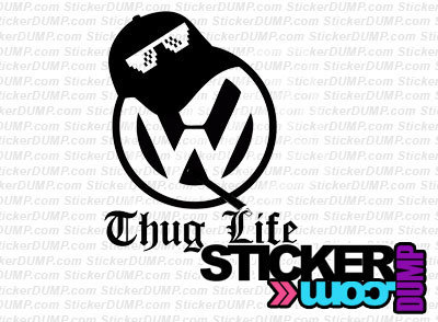 VW Logo - Thug Life