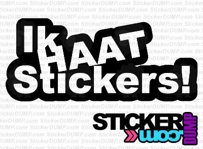 Ik Haat Stickers