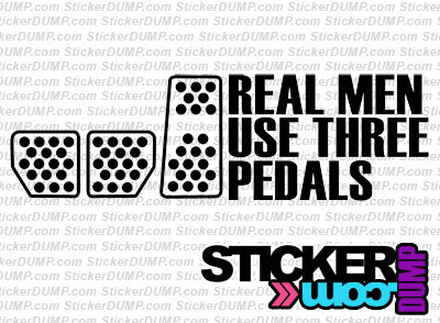 Real Men Use Three Pedals