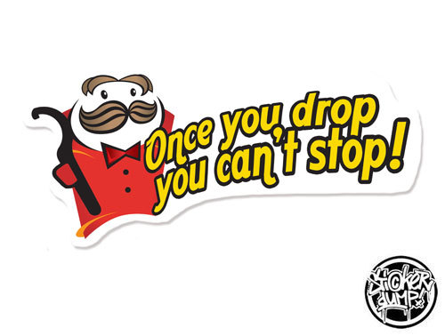 Pringles - Once you drop You can&#39;t stop