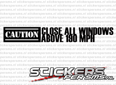 Caution, Close All Windows