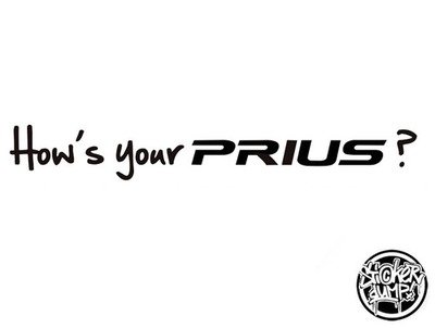 Window Streamer - How's your Prius ?
