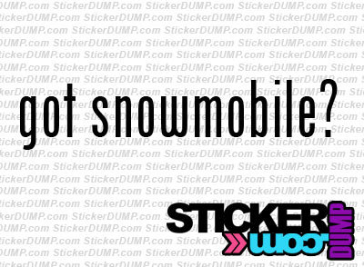 Got Snowmobile?