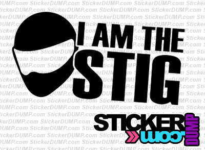 I Am The Stig Helmet