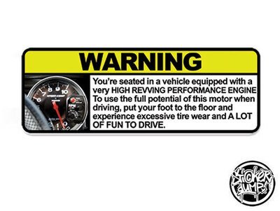 Warning - High Revving Engine