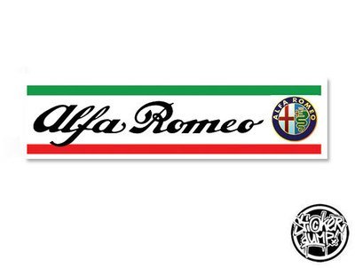 ALFA ROMEO - Italian Flag