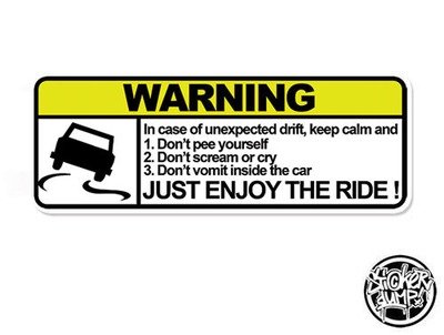 Warning - In case of Drift