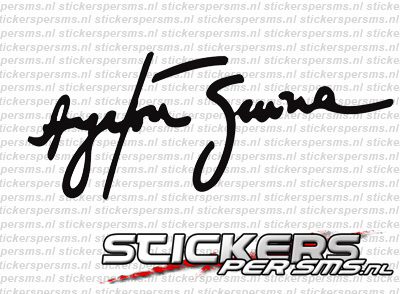 .Ayrton Senna Signature