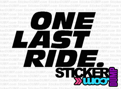 Paul Walker - One Last Ride