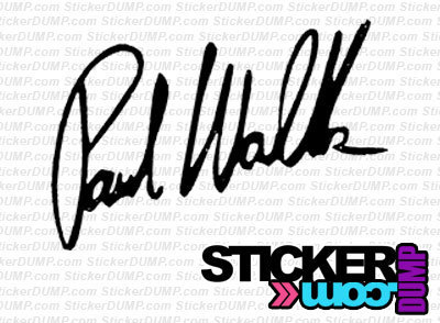 Paul Walker - Signature