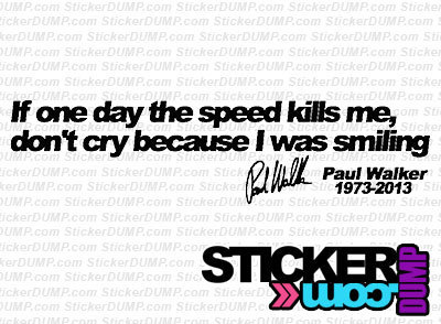 Paul Walker - If one day...