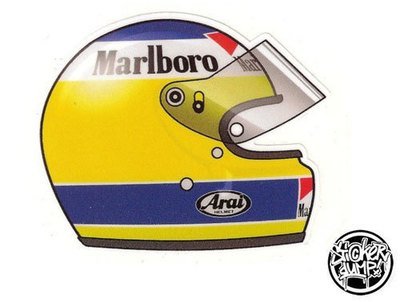 Helmet Michele Alboreto