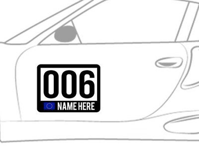 Number Plate With Name