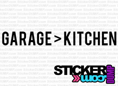 Garage > Kitchen