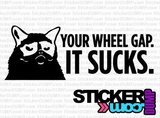 Your Wheel Gap. It sucks - Grumpy Cat