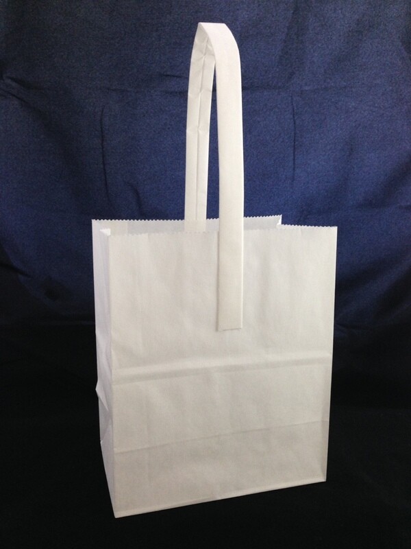 White Roadside Bag - 1/2 Peck