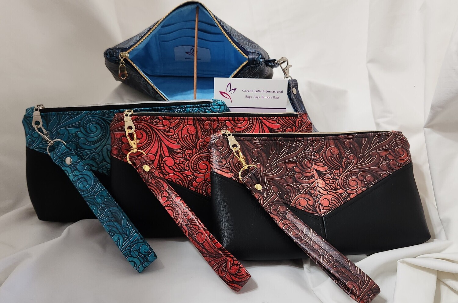 Harlequin Wristlet/Clutch/Pouch