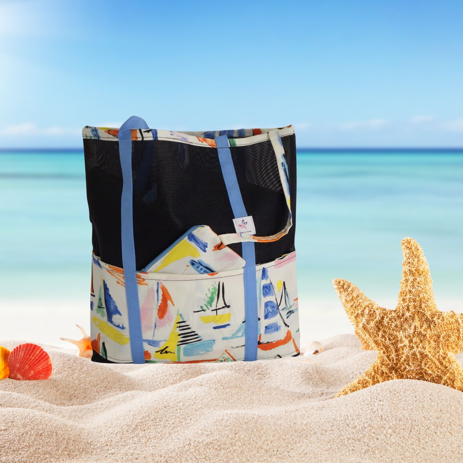 Sand-Sifter Mesh Beach Bag Big