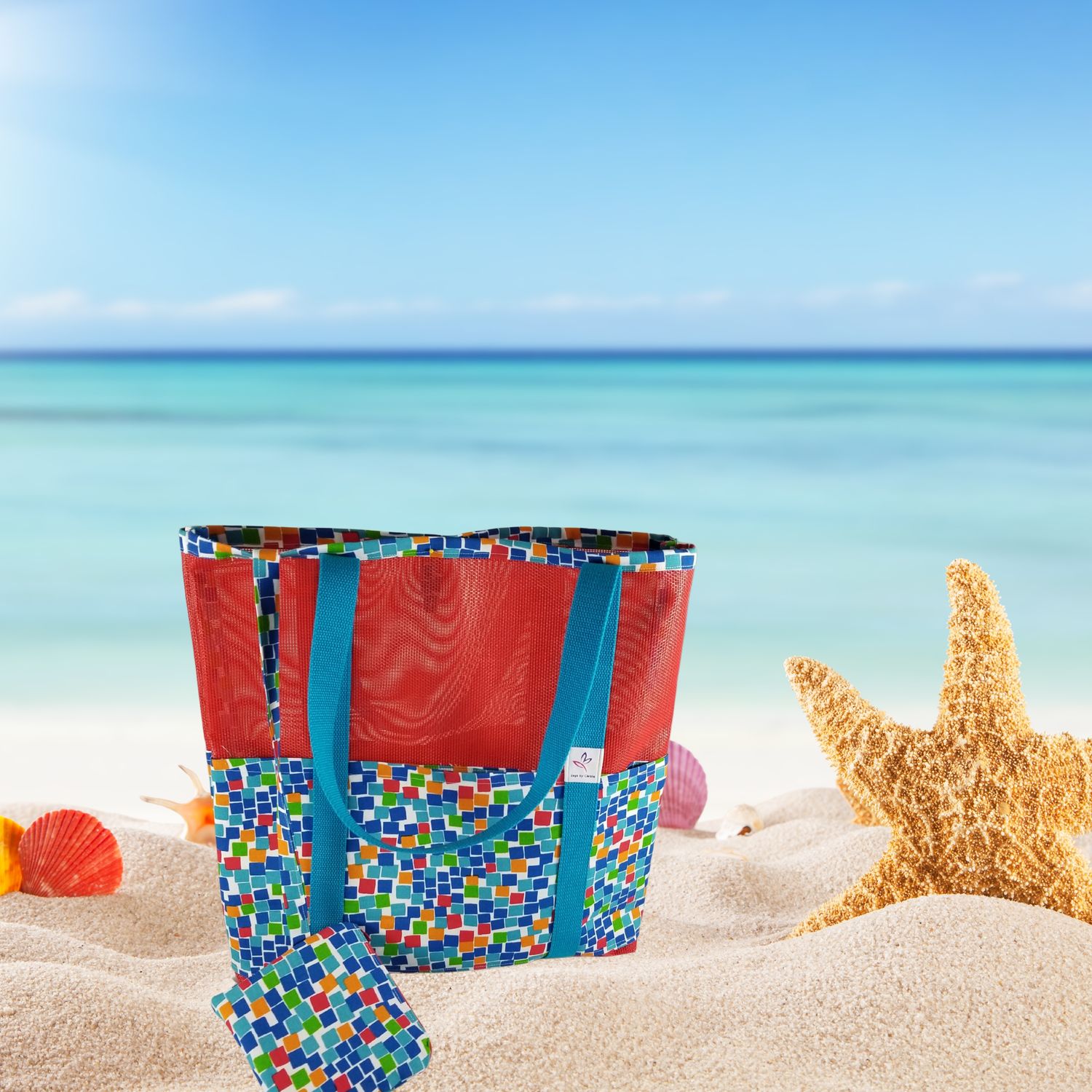 Sand-Sifter Mesh Beach Bag Big
