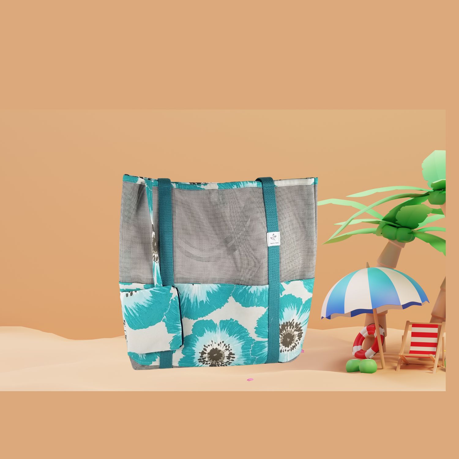 Sand-Sifter Mesh Beach Bag Big