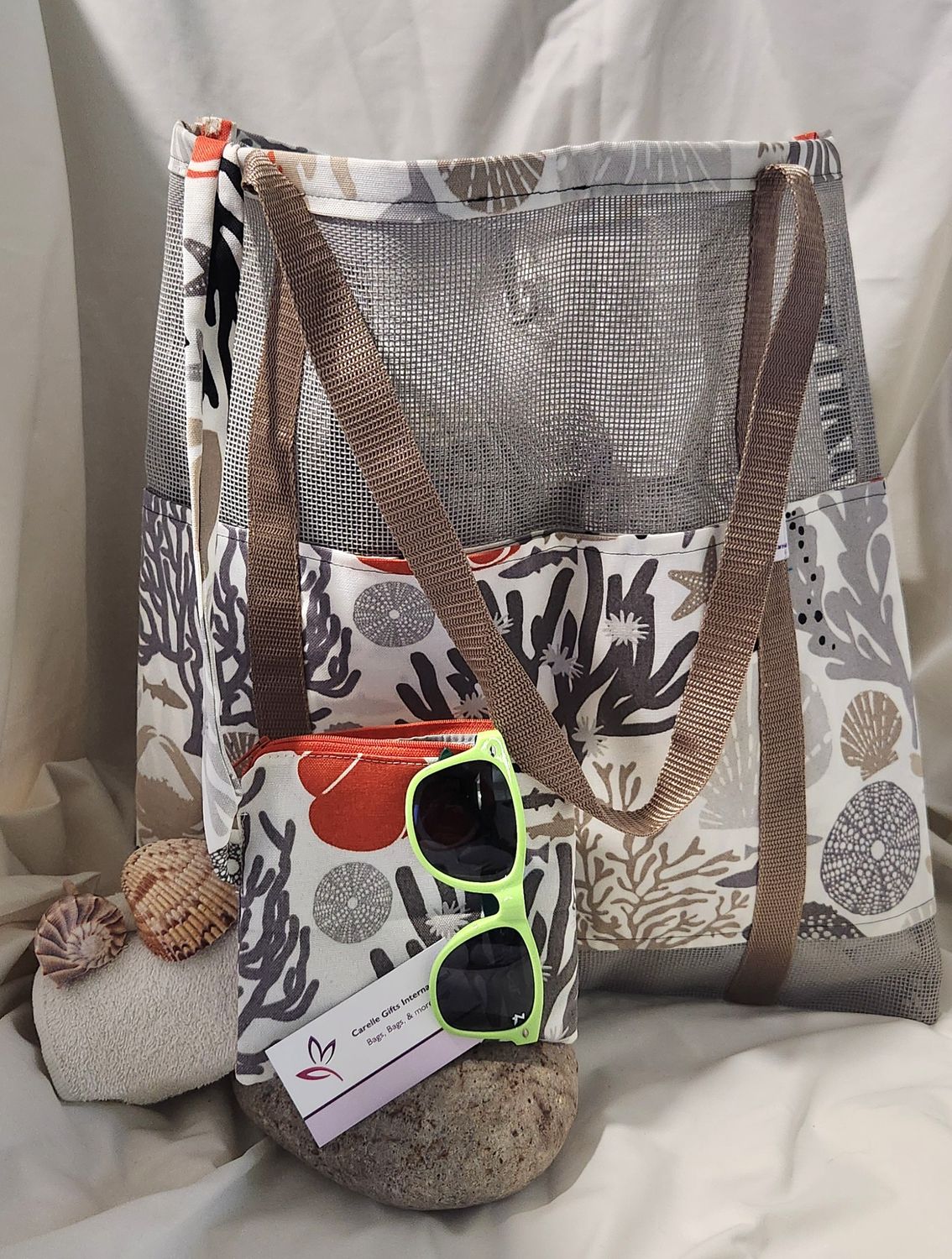 Sand sifter Mesh Beach Bag Small