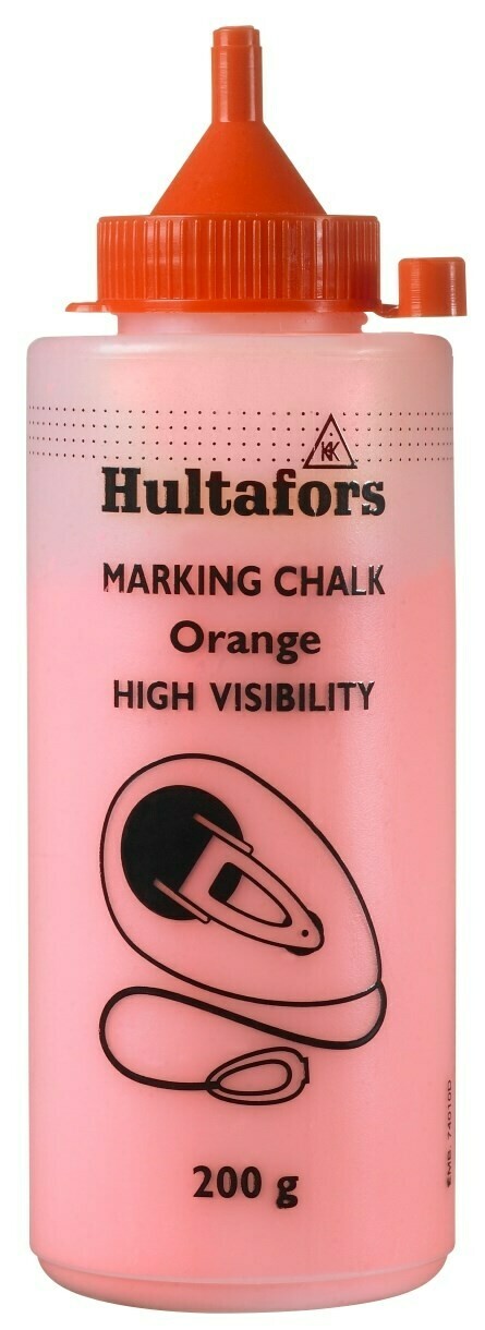 Hultafors Chalk Line Chalk high-vis orange