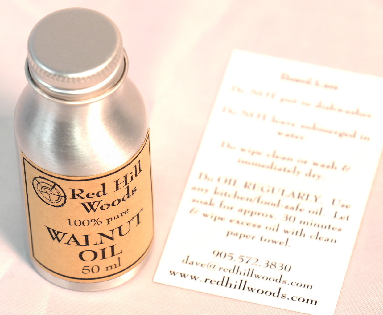 Red Hill Woods Walnut Oil for Boards