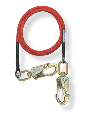 5/8 in x 12' Wire Core Lanyard with 2 Swivel Snaps