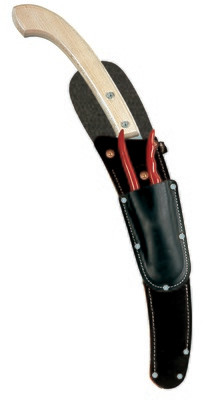 #14 Curved Saw Scabbard with Attached Pruner Pouch #14 Curved Saw Scabbard with Attached Pruner Pouch