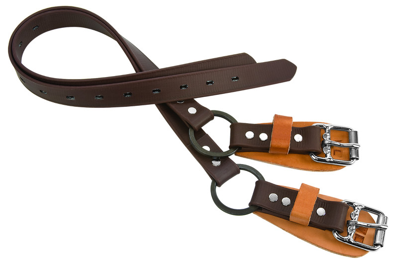 Pair of Split Ring Lower Climber Straps — 26 inches Pair of Split Ring Lower Climber Straps — 26 inches