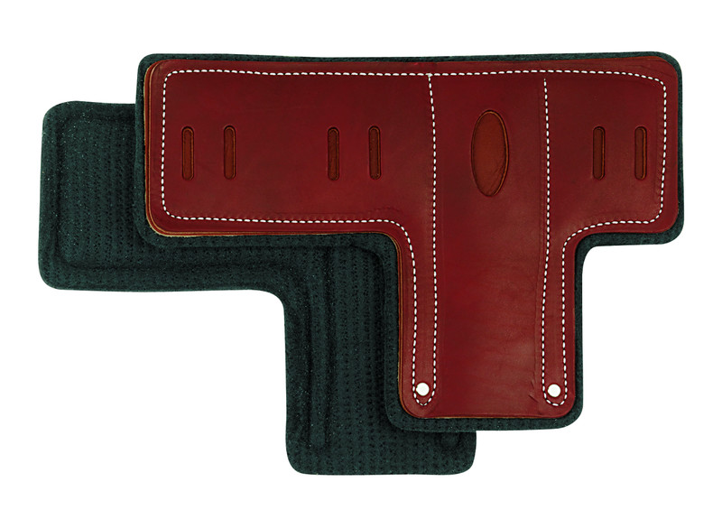 Pair of T-Shaped Climber Pads with Felt Liner Pair of T-Shaped Climber Pads with Felt Liner