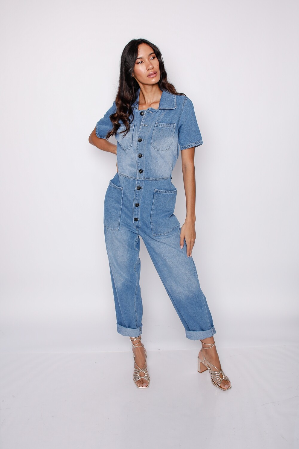 Denim jumpsuit
