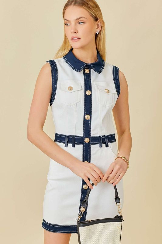 Denim dress