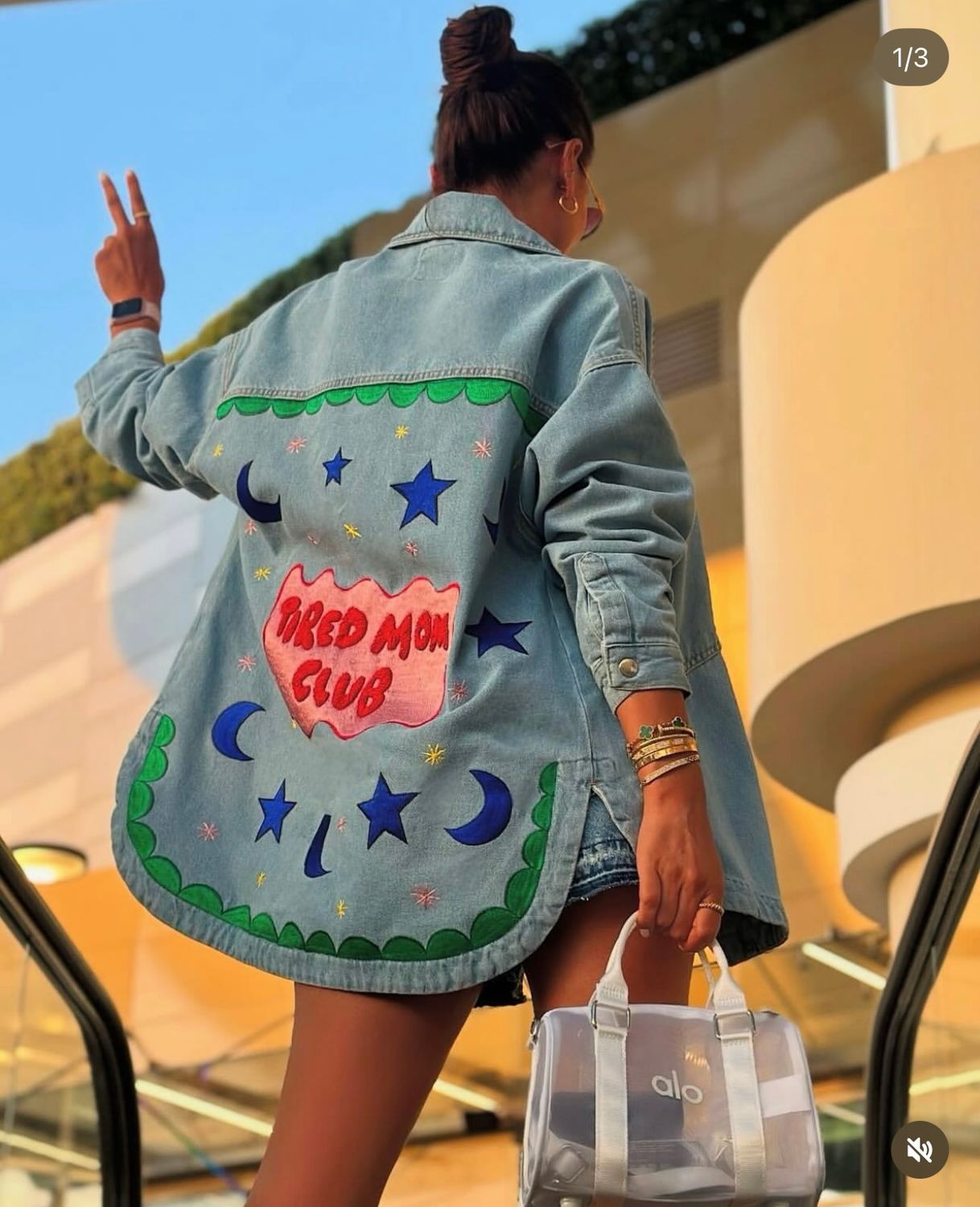 Tired mom club jacket