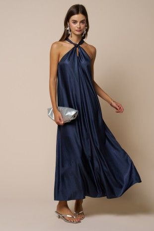 Monaco halter dress