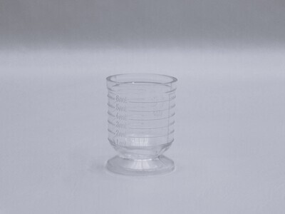 Copa plástico PS transparente ST6