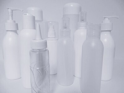 Botellas de plástico para cosmética