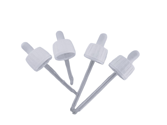 cuentagotas inviolable PET PP28 y 28/410. Tetina Polisopreno. SIN FRASCO