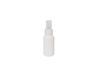 Botella plástico 50 ml blanca 24/410 atomizador