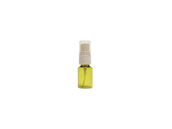 Tubo de vidrio topacio 12 ml con atomizador