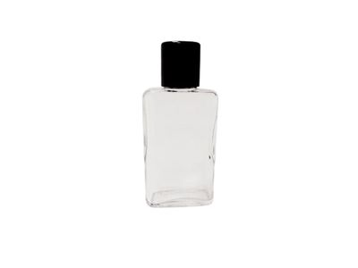 Frasco "Broadway" 50 ml matizado con tapa roscada negra y goteador