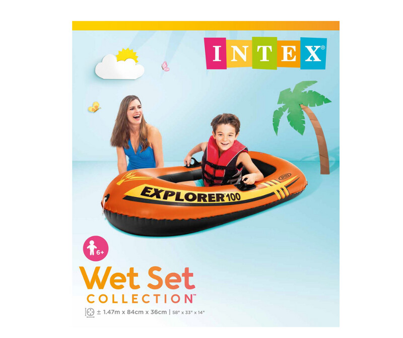 58329NP INTEX 1.47 M EXPLORER 100 BOAT