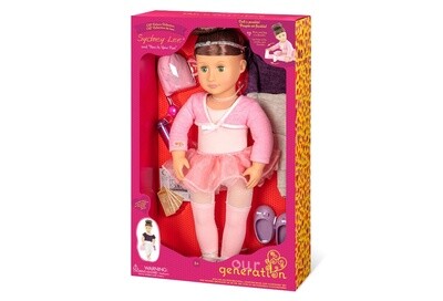 IDT006358 OG DELUXE DOLL W/ BOOK SYDNEY LEE 18INCH BRUNETTE
