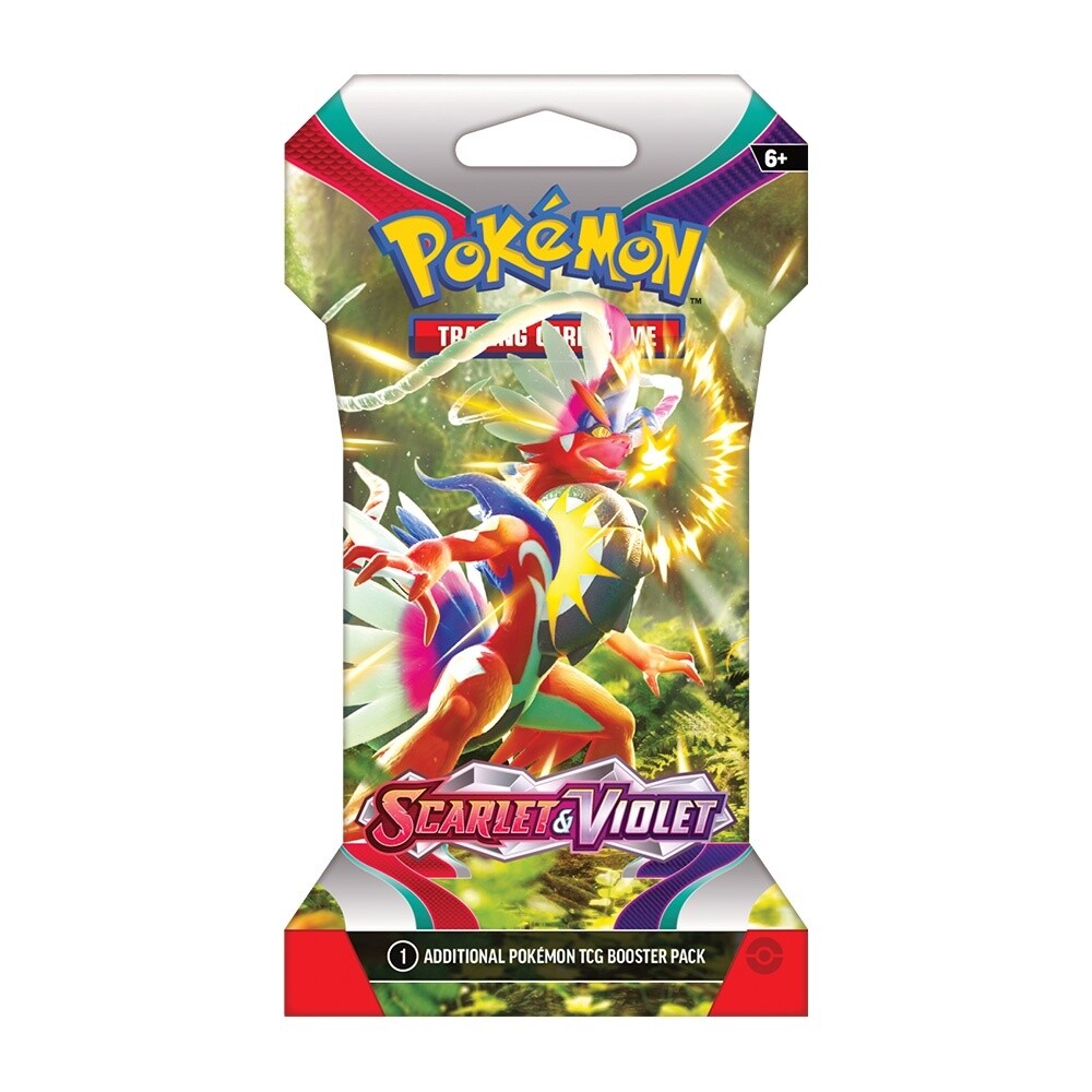 184-85325 Pokemon: S&amp;V1 : Sleeved Booster
