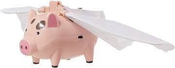 Flying pig cow