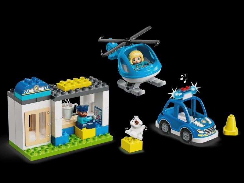 10959 POLICE STATION &amp; HELICOPTER LEGO