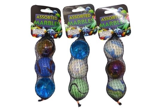 IDT006342 MARBLES - ASSORTED 3 X 42MM