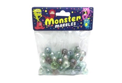 IDT15606 50 PCE 16MM MARBLES SPECKLED CRYSTAL