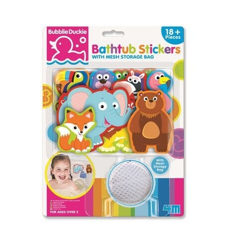 4M- BATHTUB STICKERS / ZOO